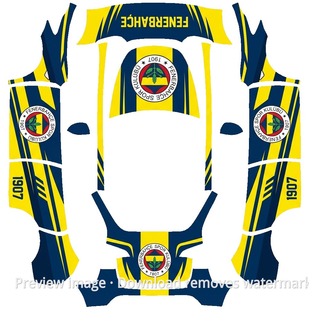 Fenerbahce Club Colors - Model Y