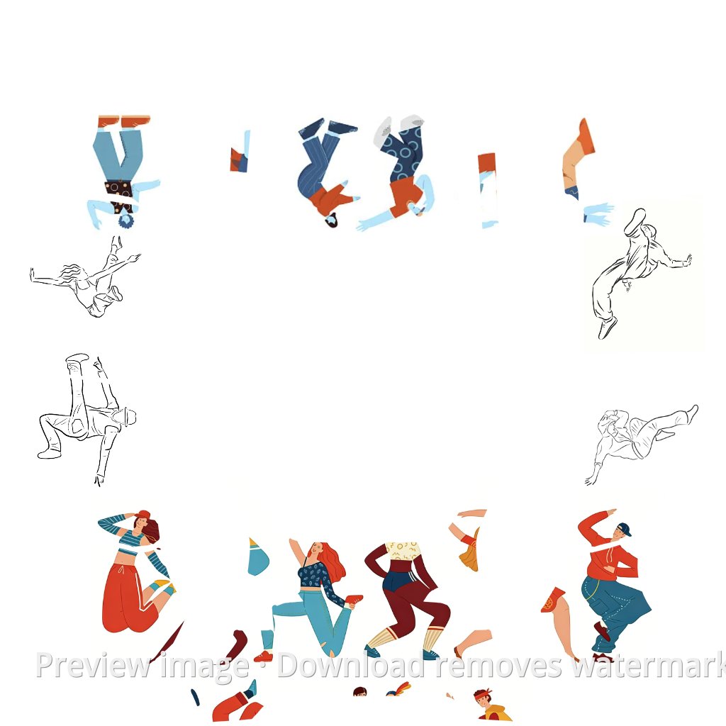 Model Y Street Dance Elements Wrap Template