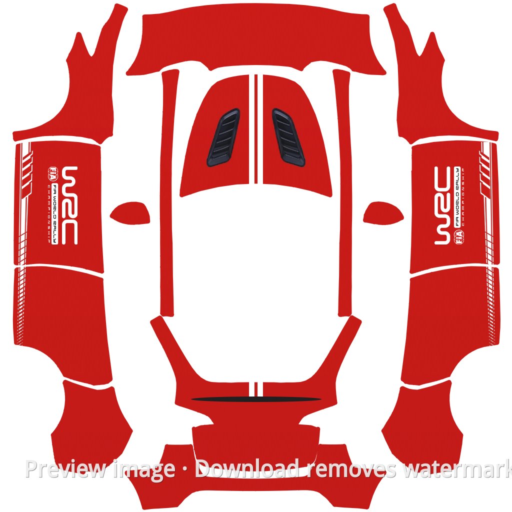WRC Red Theme - Model Y