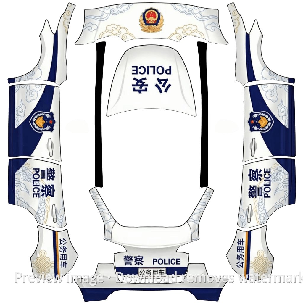 Public Security Police New Version Theme - Model Y