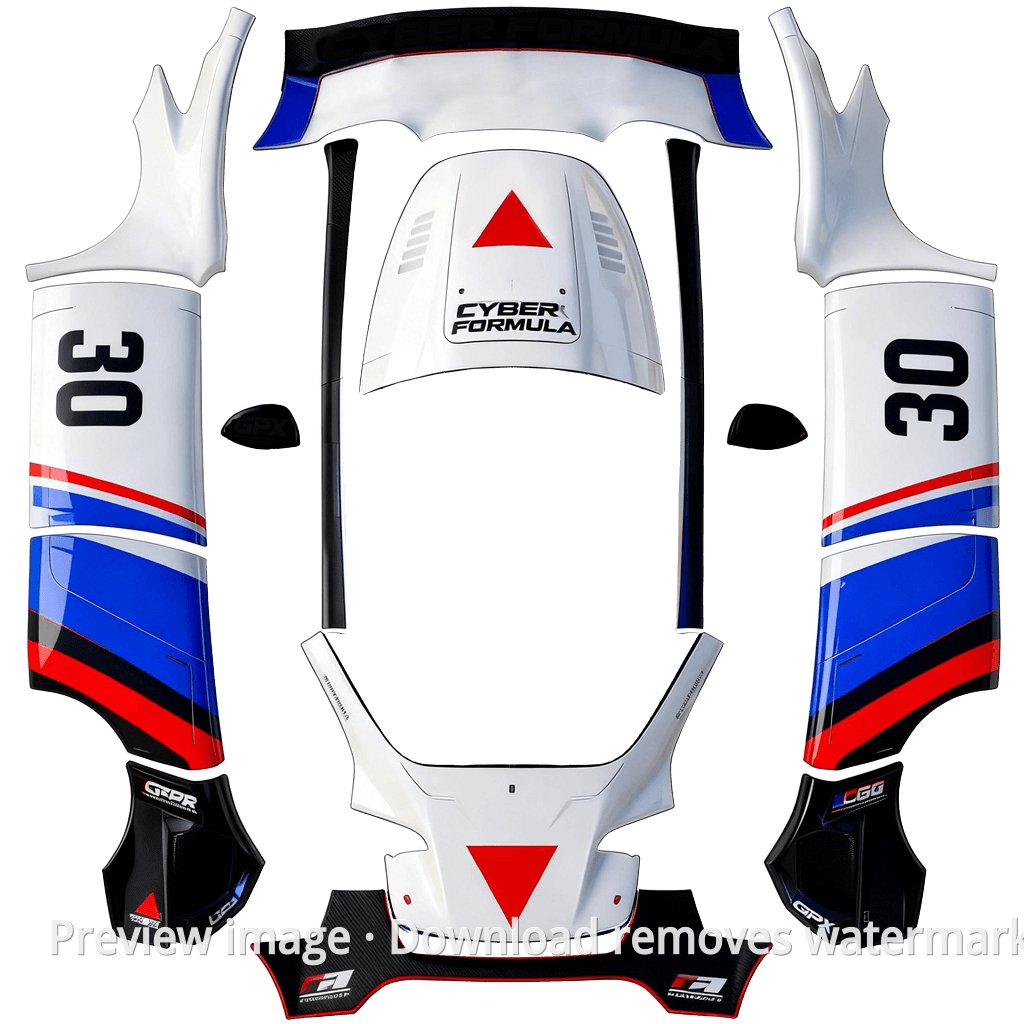 Model Y Super Formula Theme Wrap Template