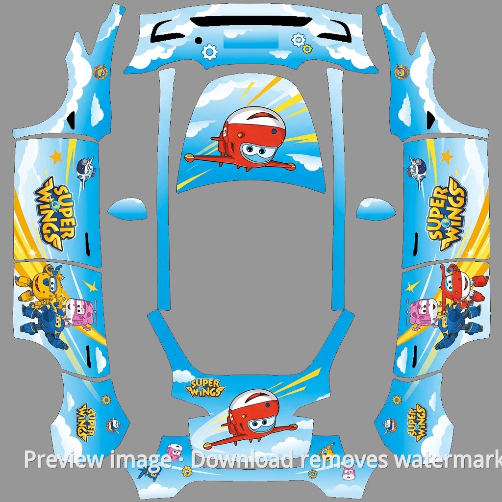 Super Wings Theme Style - Model Y