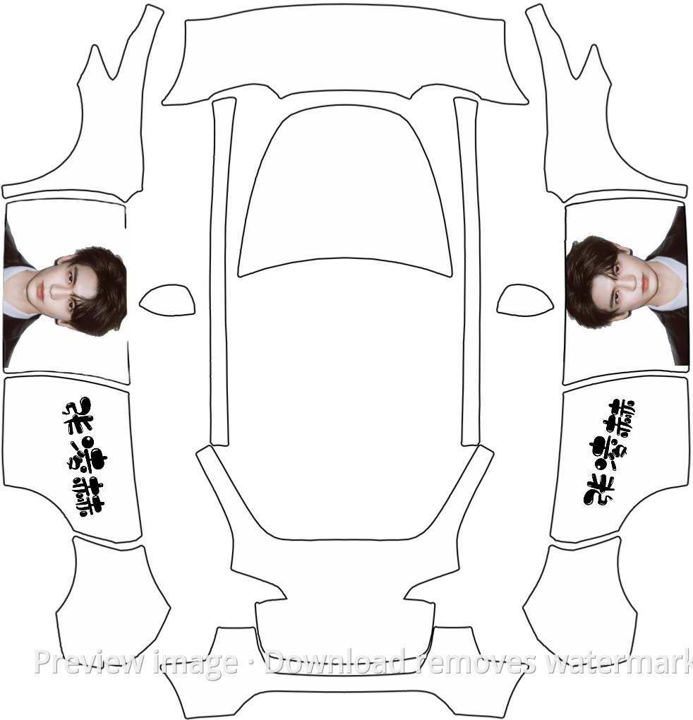 Zhang Linghe Theme Model Y Wrap Template