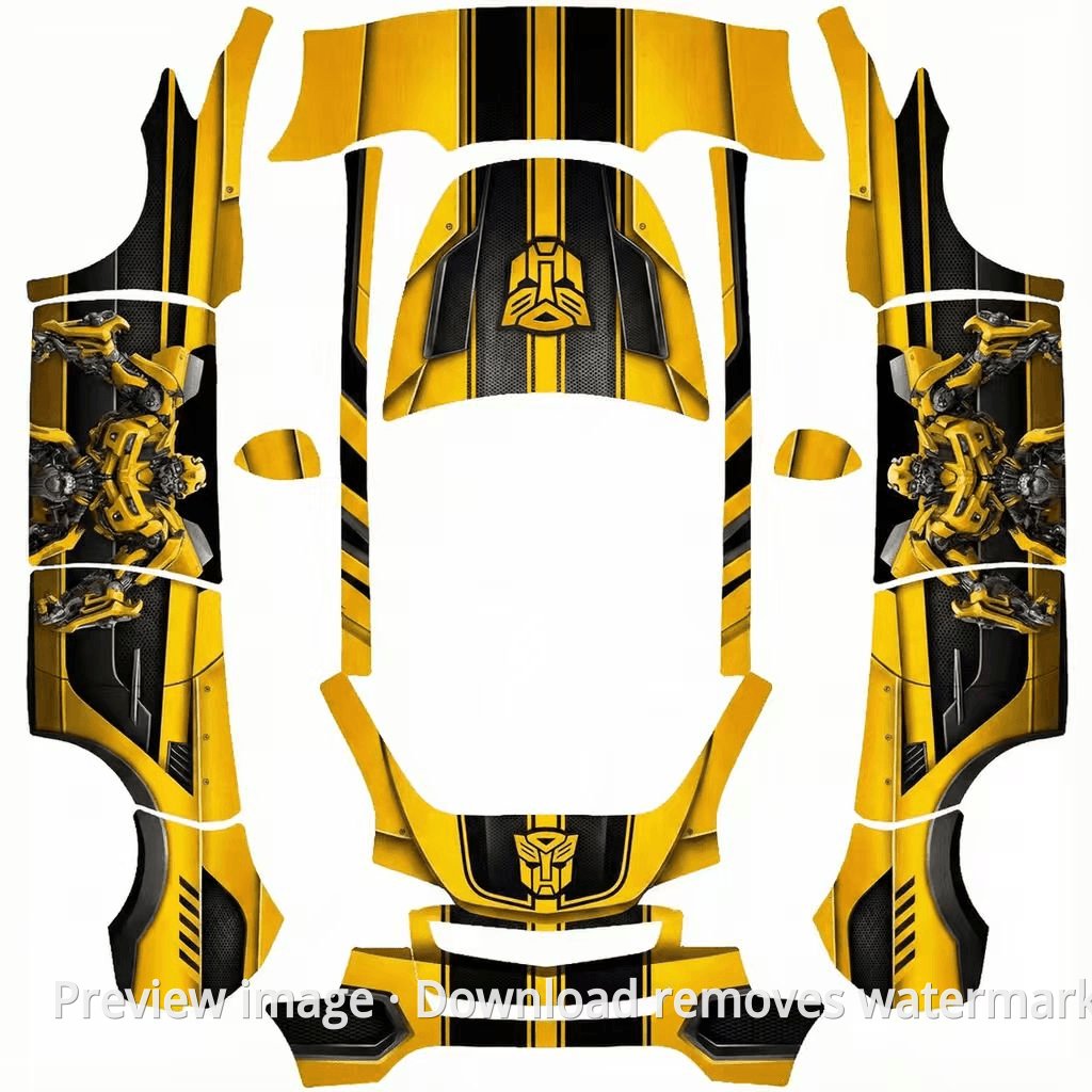 Model Y Dahuangfeng Theme Wrap Template