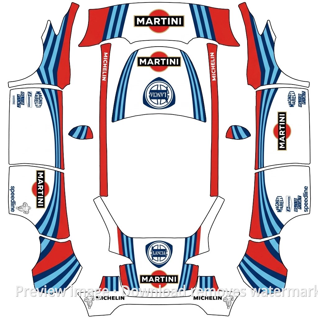 Martini Theme Model Y Wrap Template
