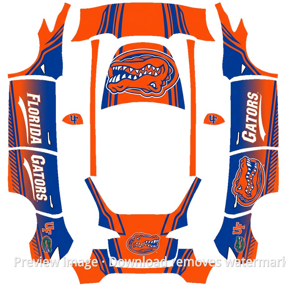 Dinosaur Theme Model Y Wrap Template