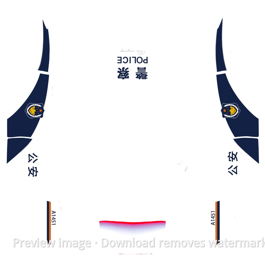 Police Car Diffuse Tail Light Theme - Model Y