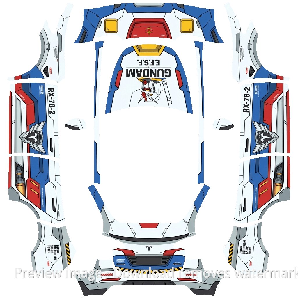 Gundam Skin - Model Y