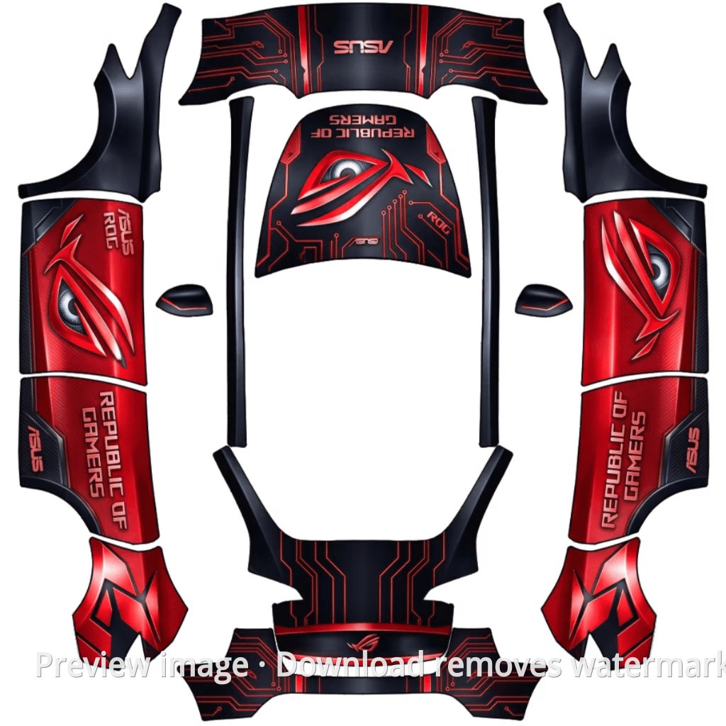 ASUS ROG Eye of the Fearless Tesla Livery - Model Y