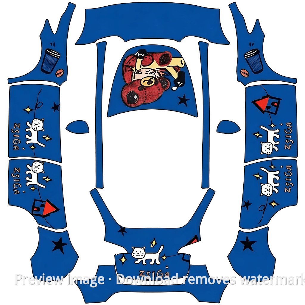 POP MART Zsiga Series Skin 7 - Model Y