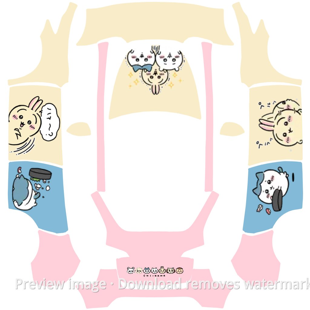 Funny Theme Model Y Wrap Template