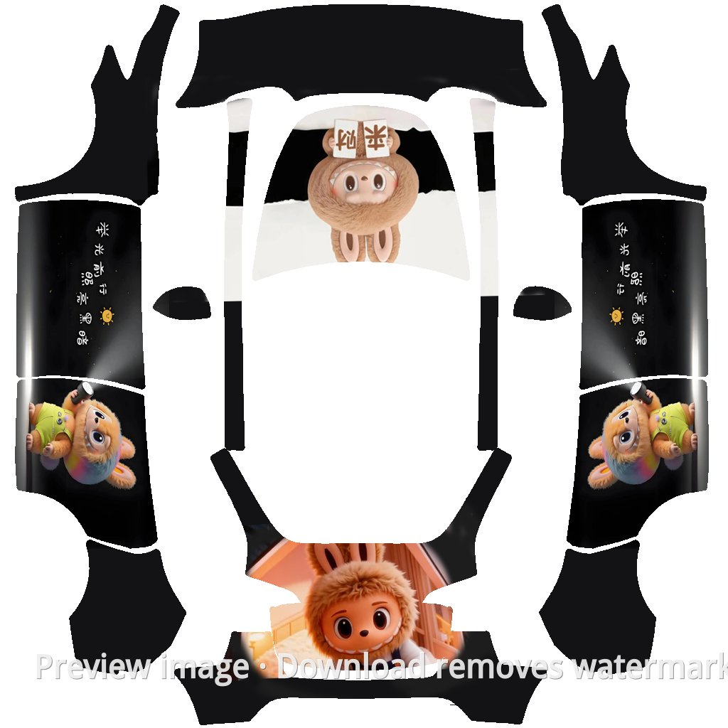 Labubu Fortune Theme - Model Y