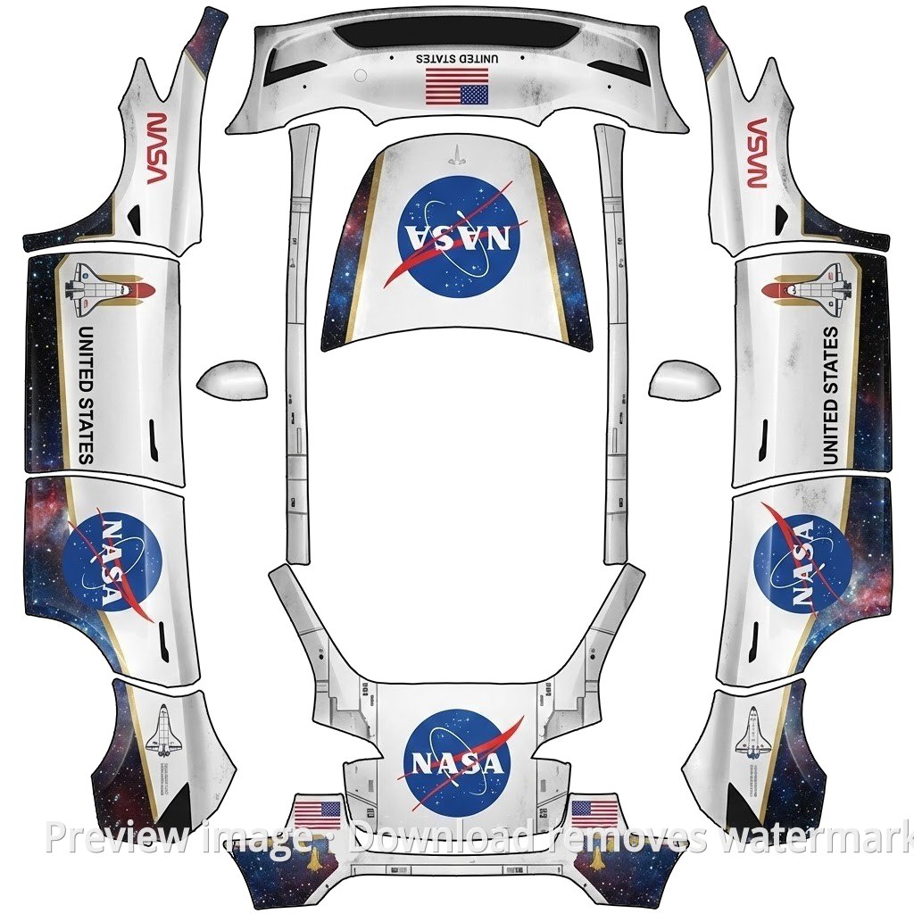 NASA Wrap Design - Model Y