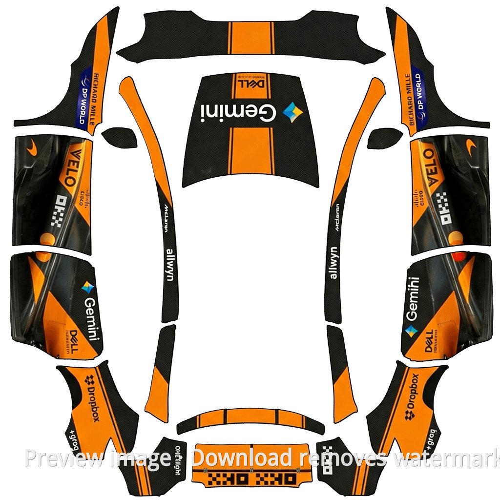 McLaren MCL40 Skin - Model Y L
