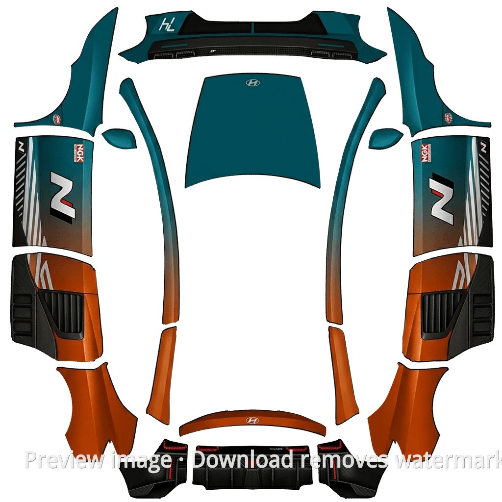 Premium Racing Livery 1 - Model Y L