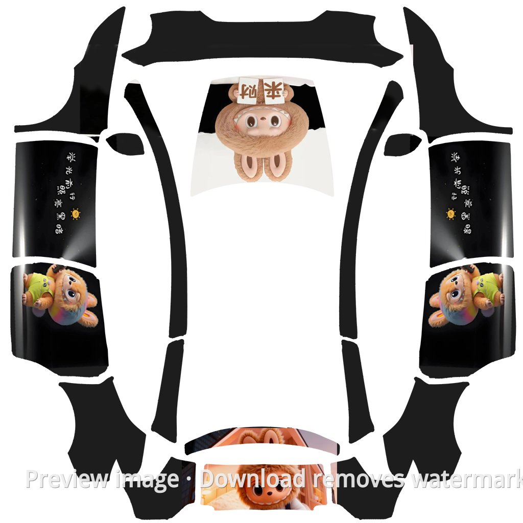 Labubu Fortune Theme - Model Y L
