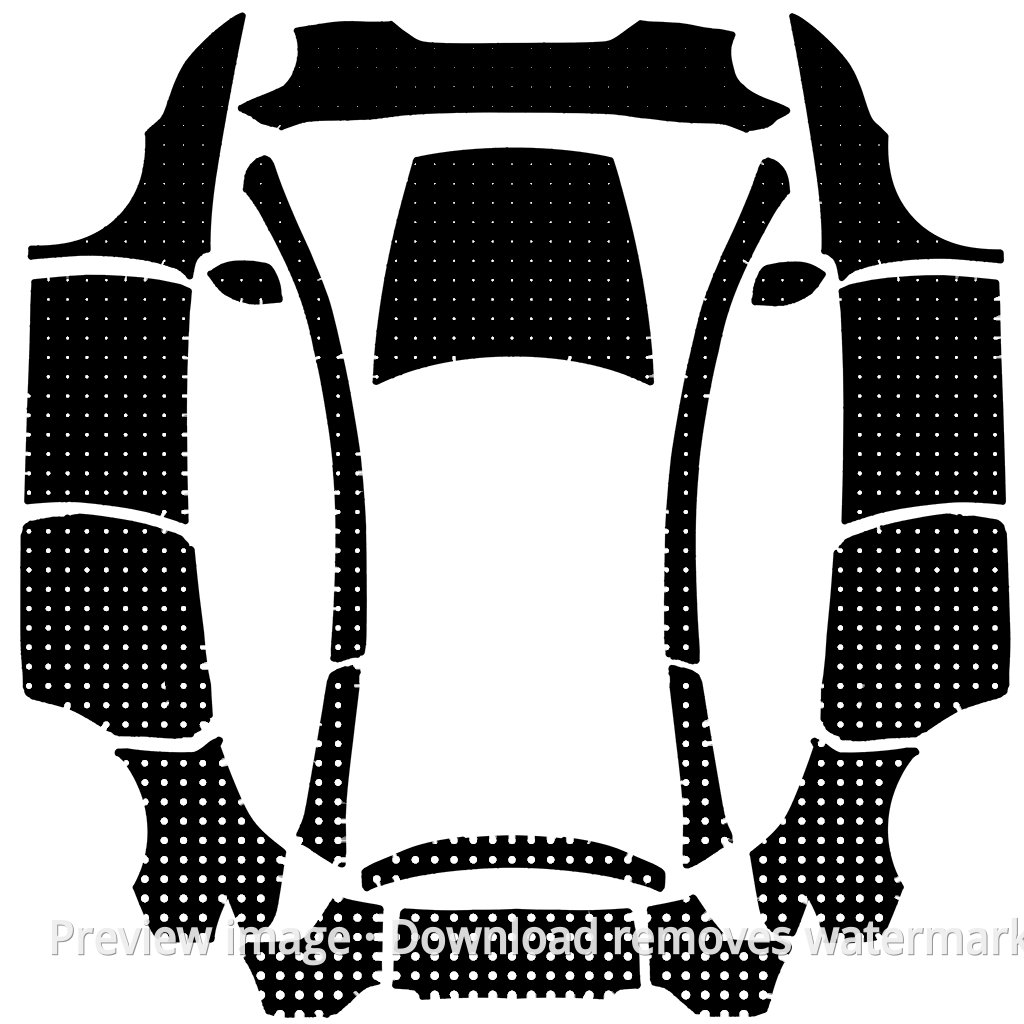 Model Y L #1596 Wrap Template