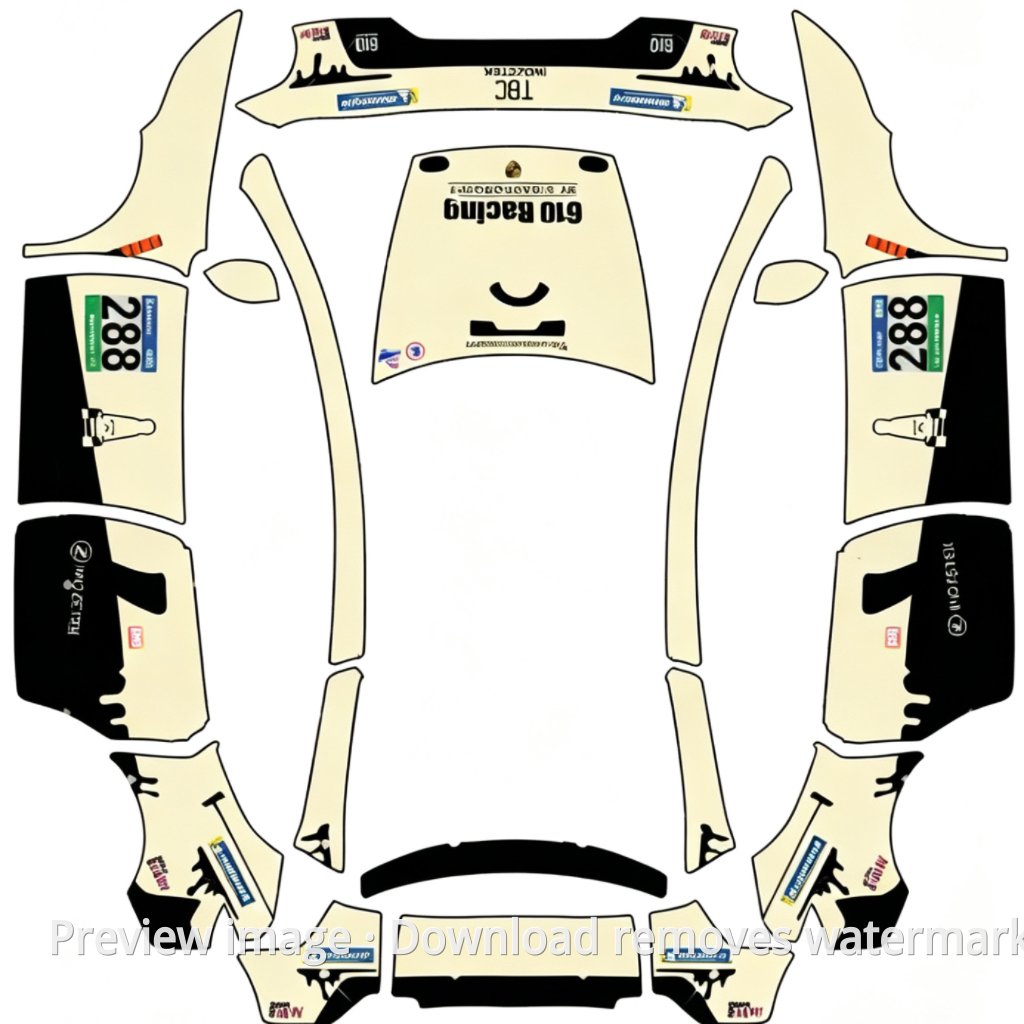288 Porsche 911 GT3 Cup Theme - Model Y L
