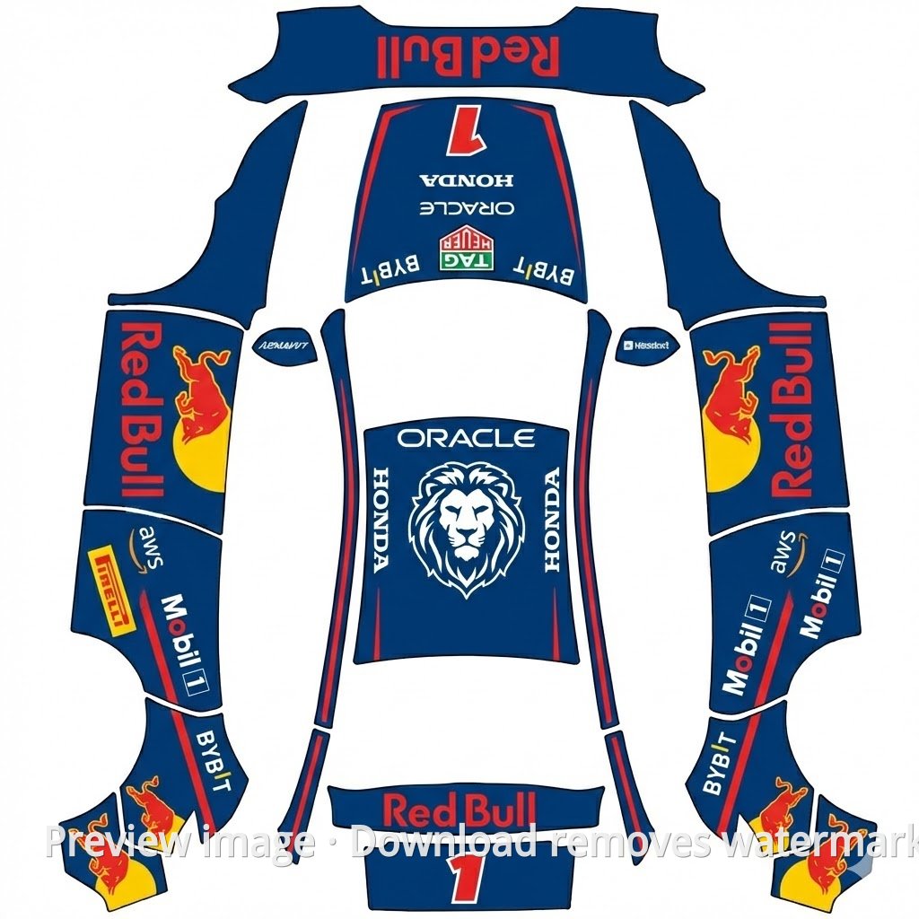 Red Bull Verstappen Theme - Model Y L