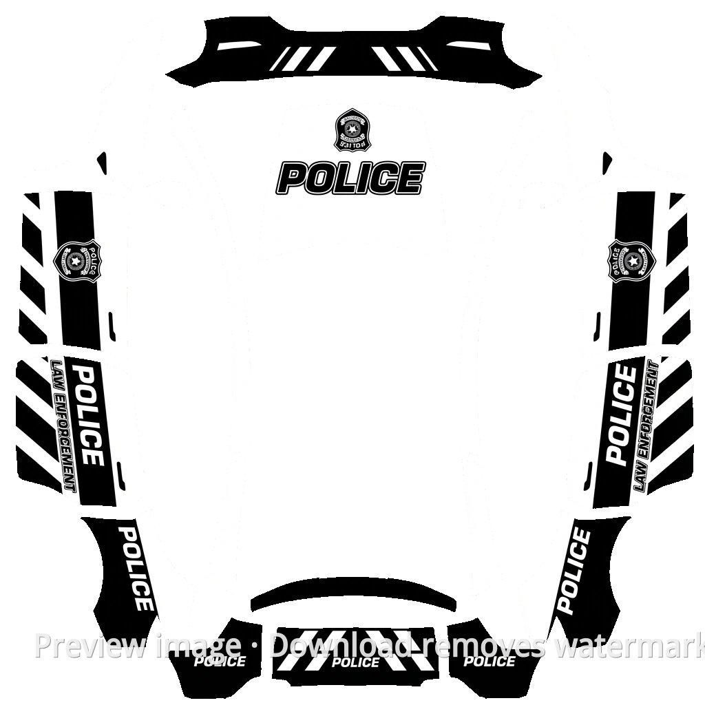 Police Car Theme - Model Y L