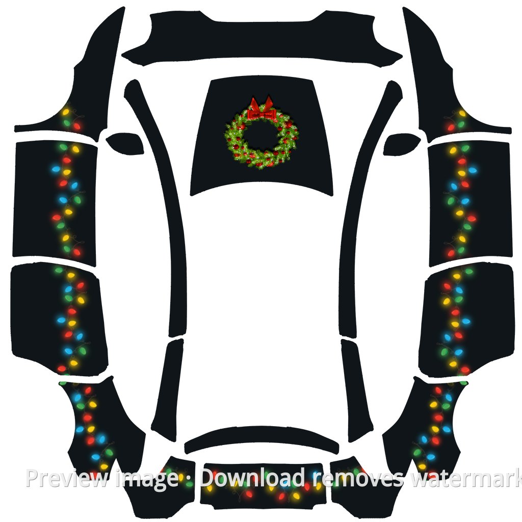 Model Y L #5572 Wrap Template