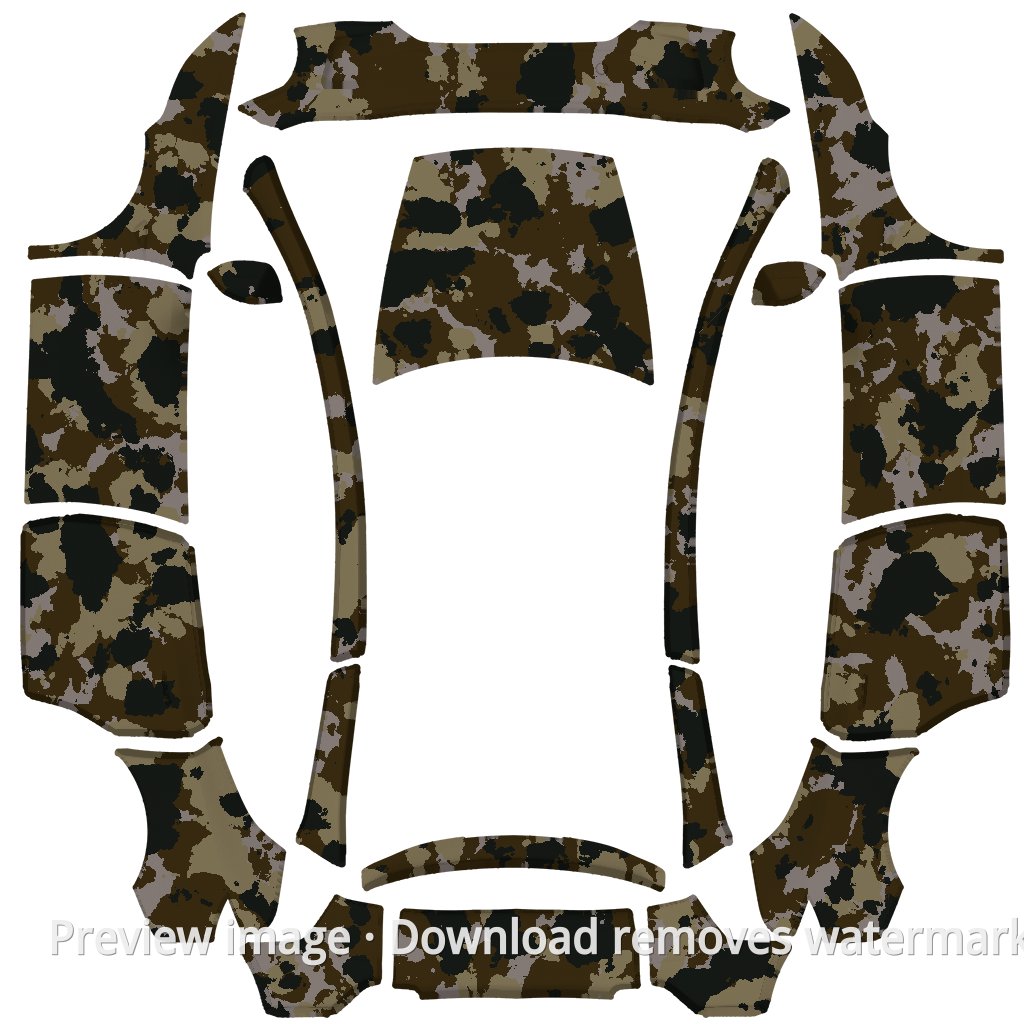 Model Y L #1370 Wrap Template
