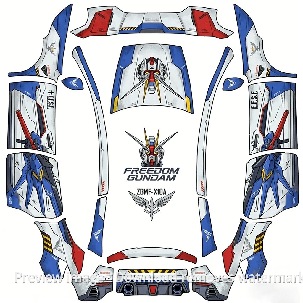 Gundam Seed Mecha Style Series Livery - Model Y L