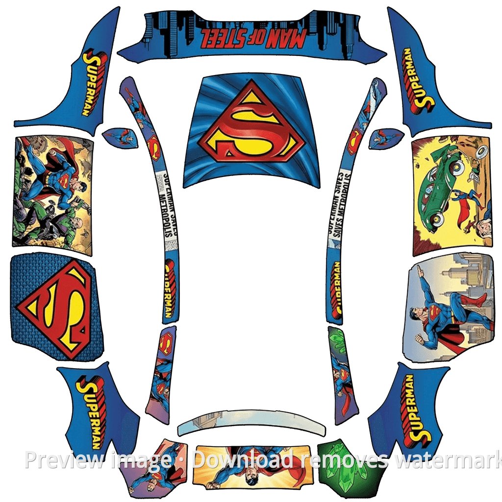 Superman Premium Skin - Model Y L