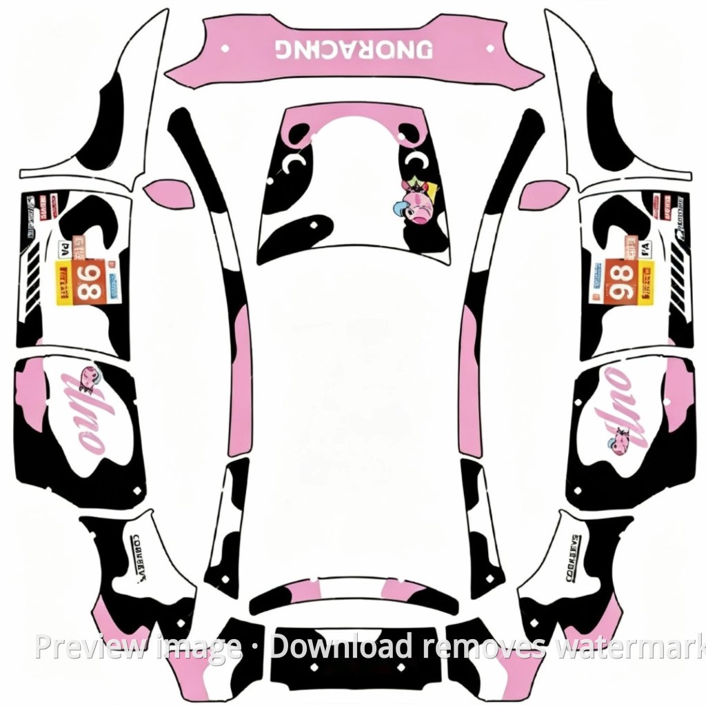 Cow Livery - Model Y L