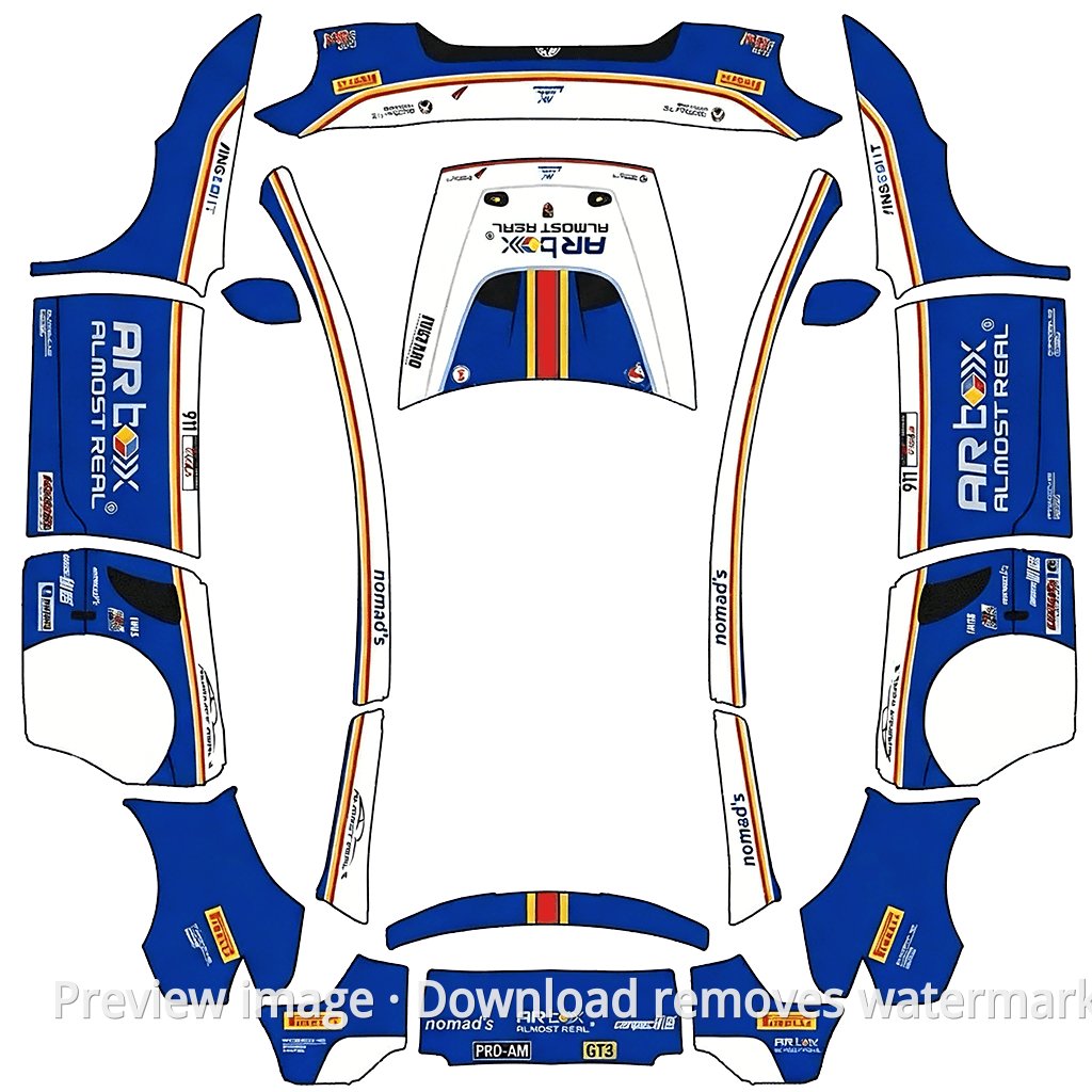 Porsche GT3 Rothmans Livery Series - Model Y L