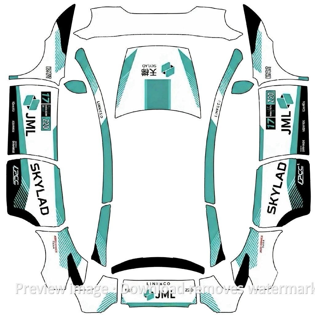 Tianti Lynk & Co Z20 Racing Livery - Model Y L