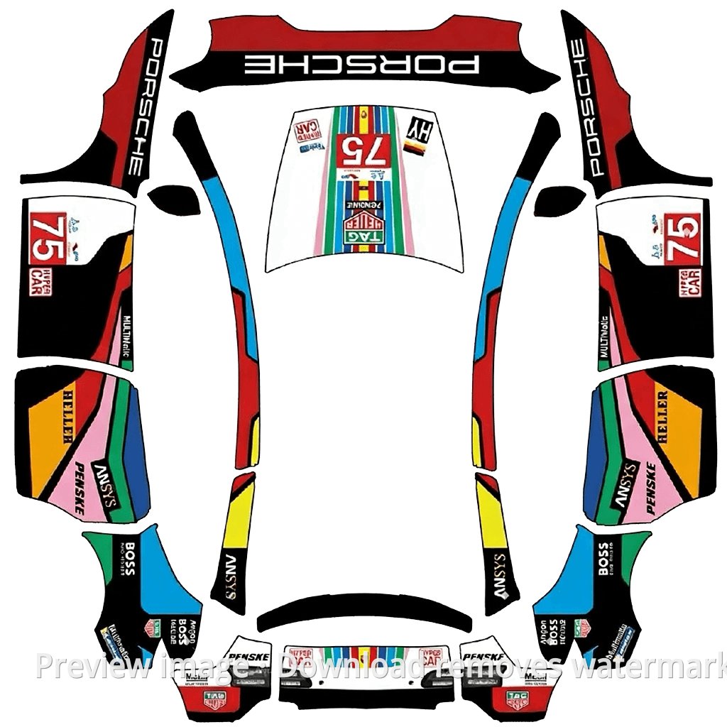 Porsche 963 In-Car Preview Theme - Model Y L