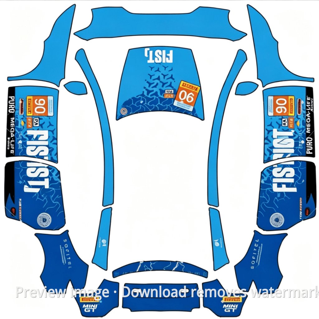 FIST No. 90 Racing Skin - Model Y L