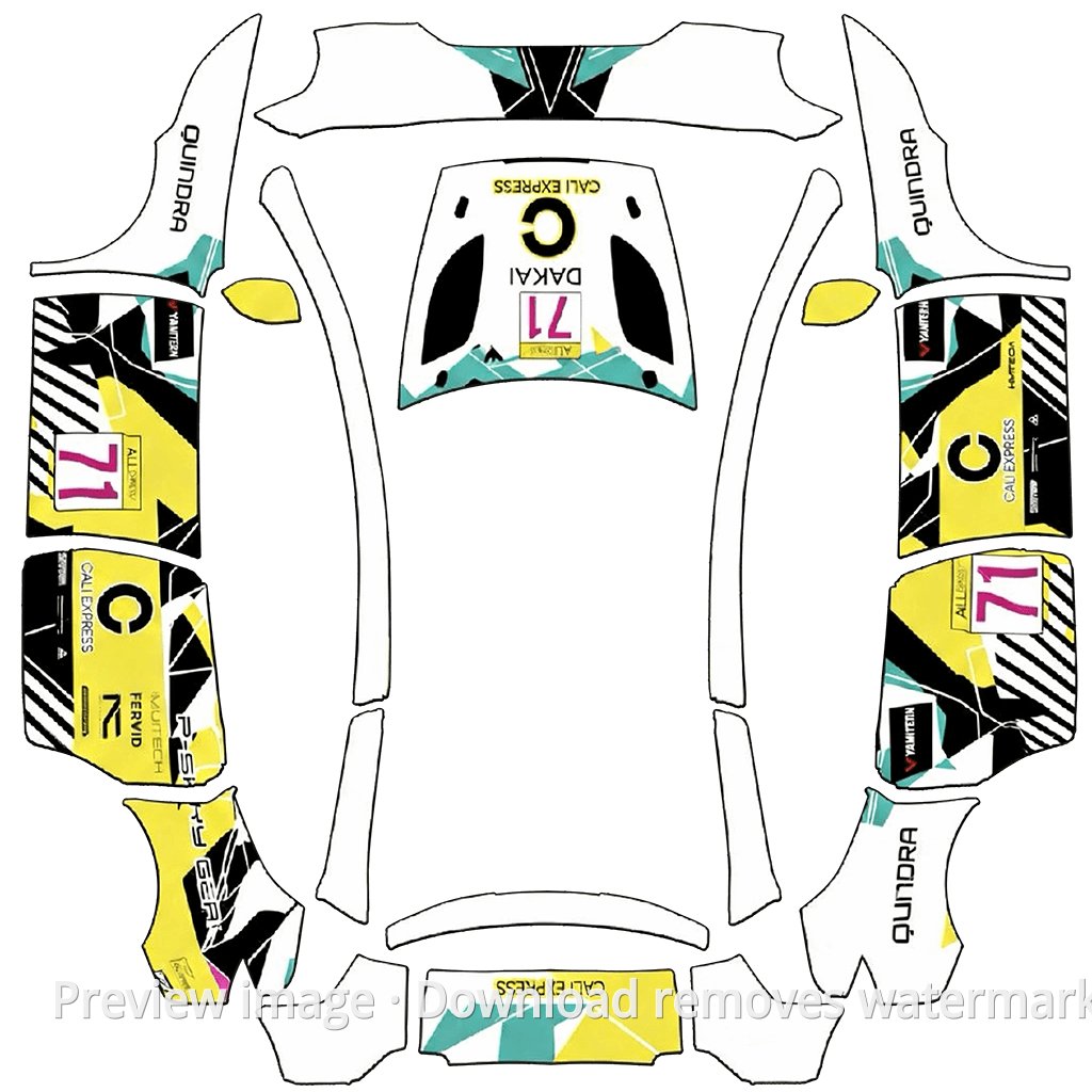 Premium Racing Livery 6 - Model Y L
