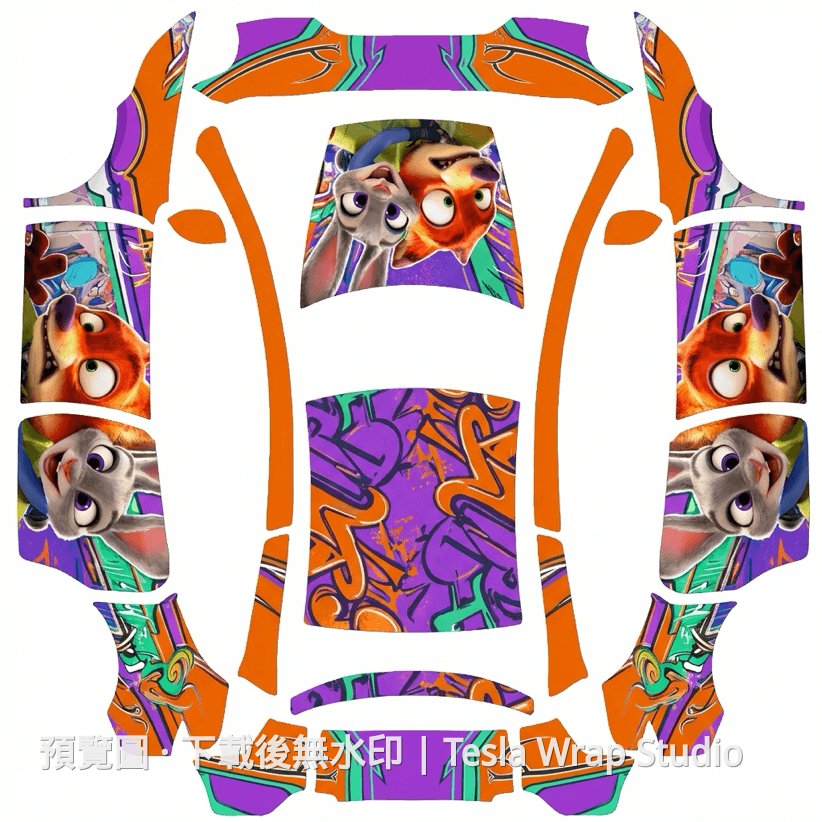 Model Y L Toybox 車體外觀範本