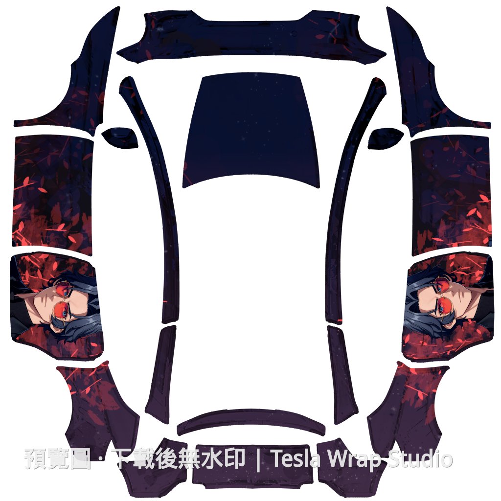 Model Y L #5086 車體外觀範本