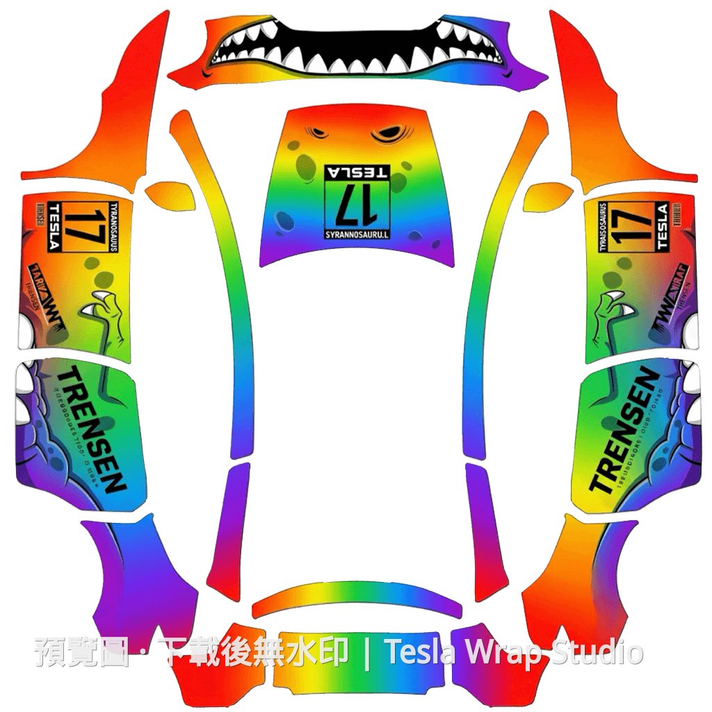 霸王龍系列塗裝 2 - Model Y L