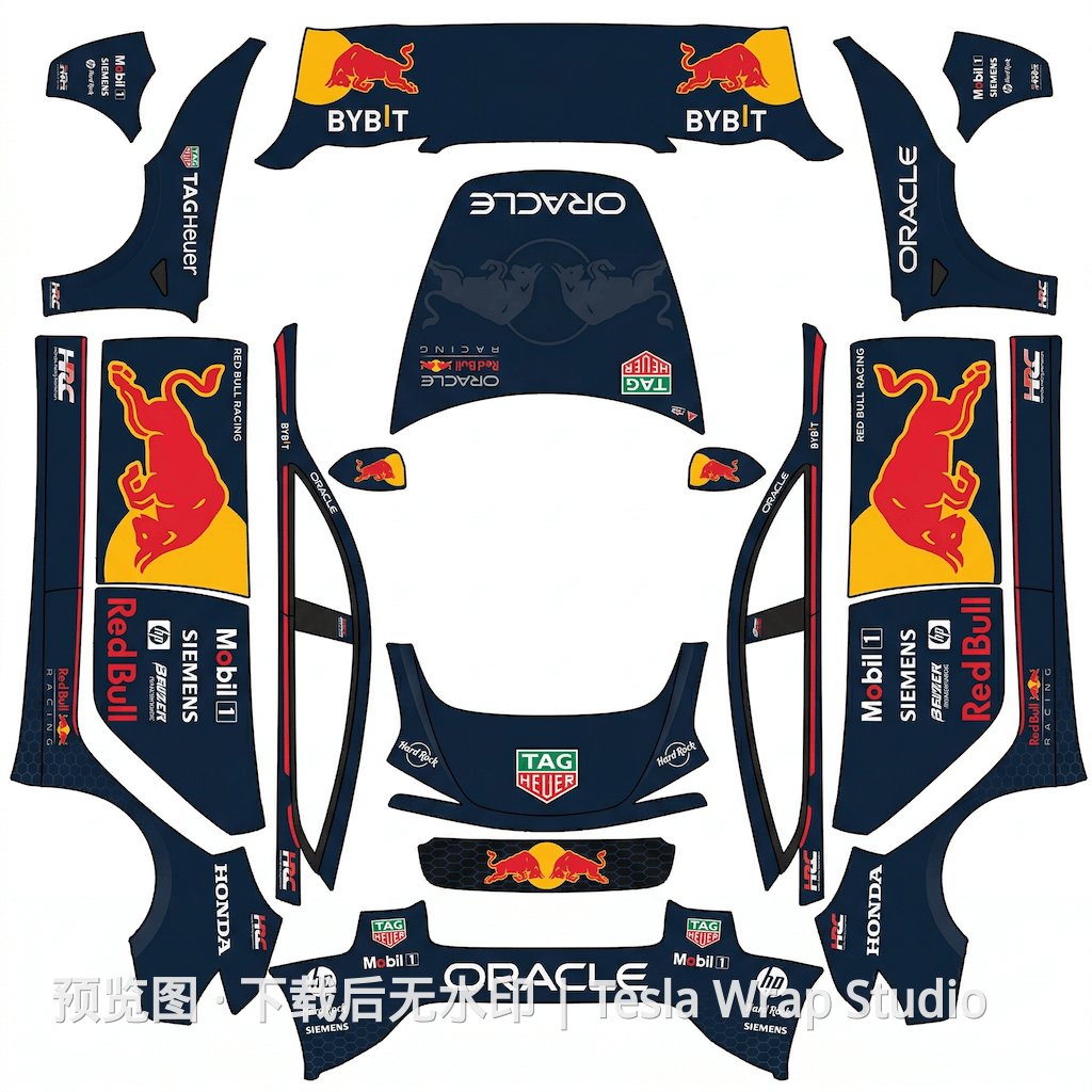 2025 红牛 F1 主题 - Model Y
