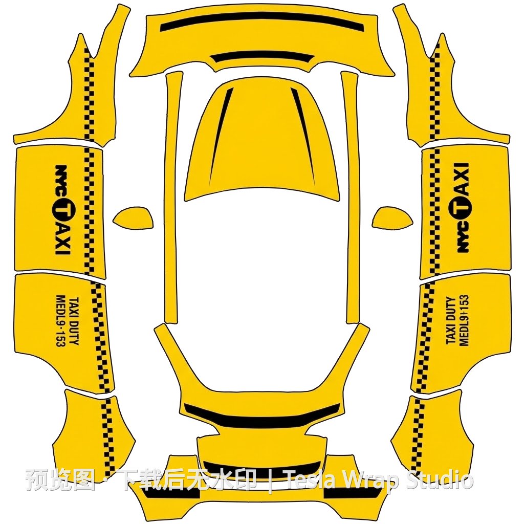 出租车主题 - Model Y