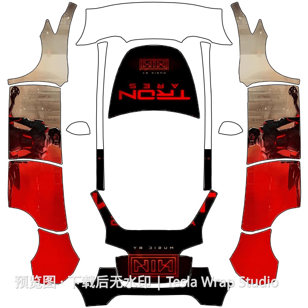 Model Y CHUANG01 编号外观模板
