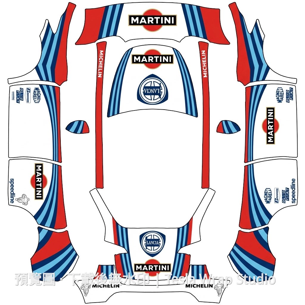 Martini 主題 Model Y 車體外觀範本
