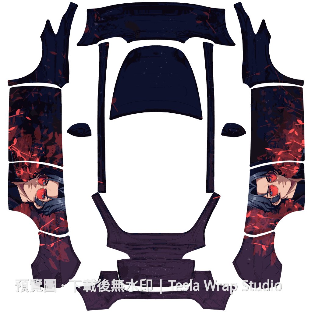 Model Y 編號 #7267 自訂範本