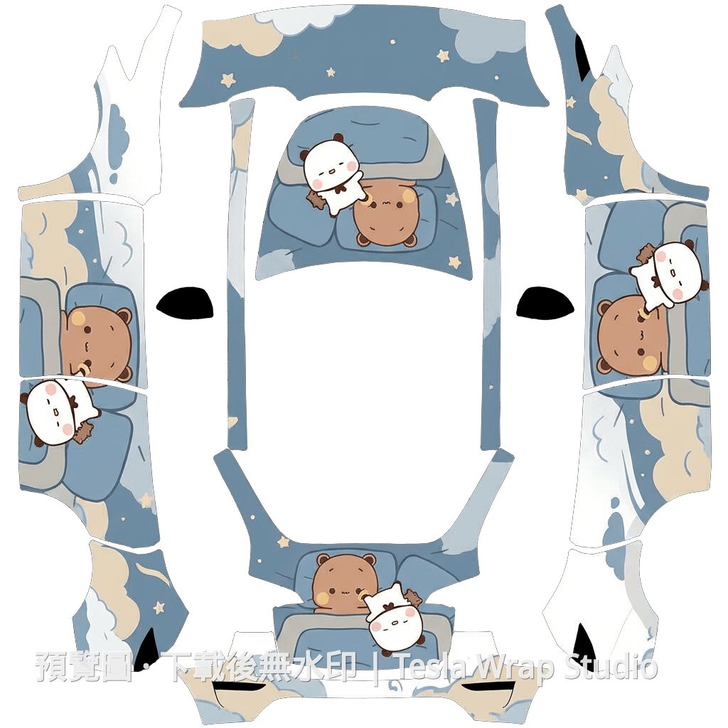 Model Y 舊款車體外觀範本