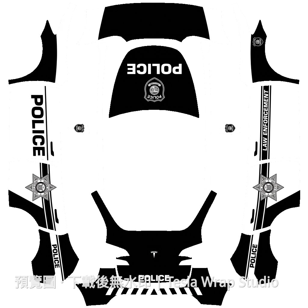 Police 星主題 - Model Y