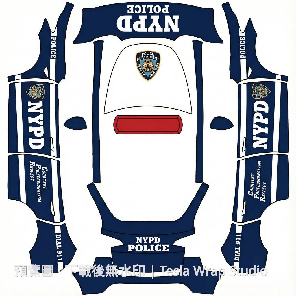 警車主題 - Model Y
