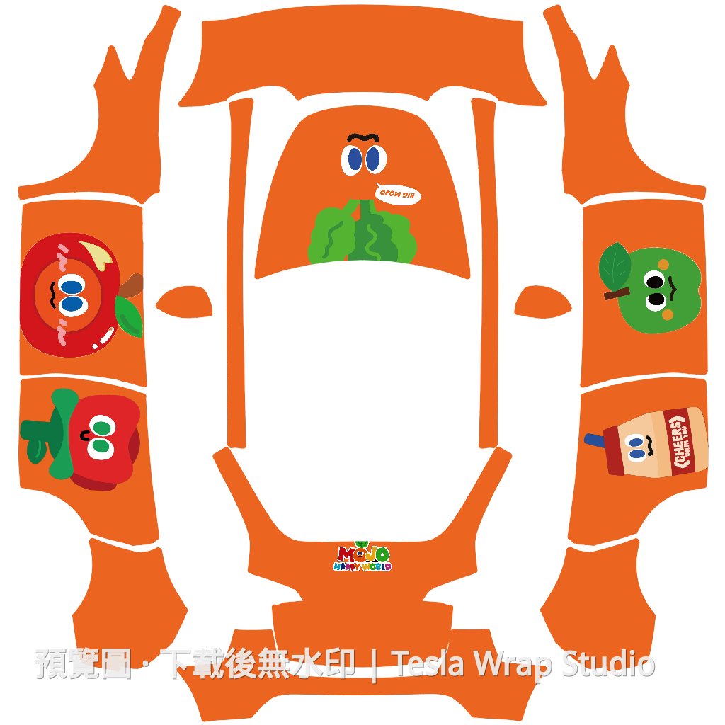 Model Y Bobo 車體外觀範本