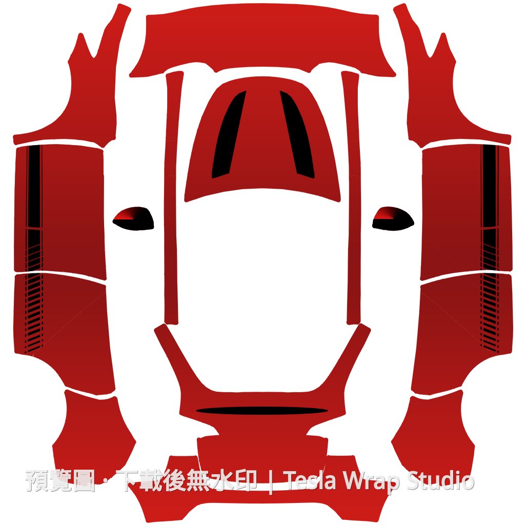 Model Y 編號 #9051 自訂範本