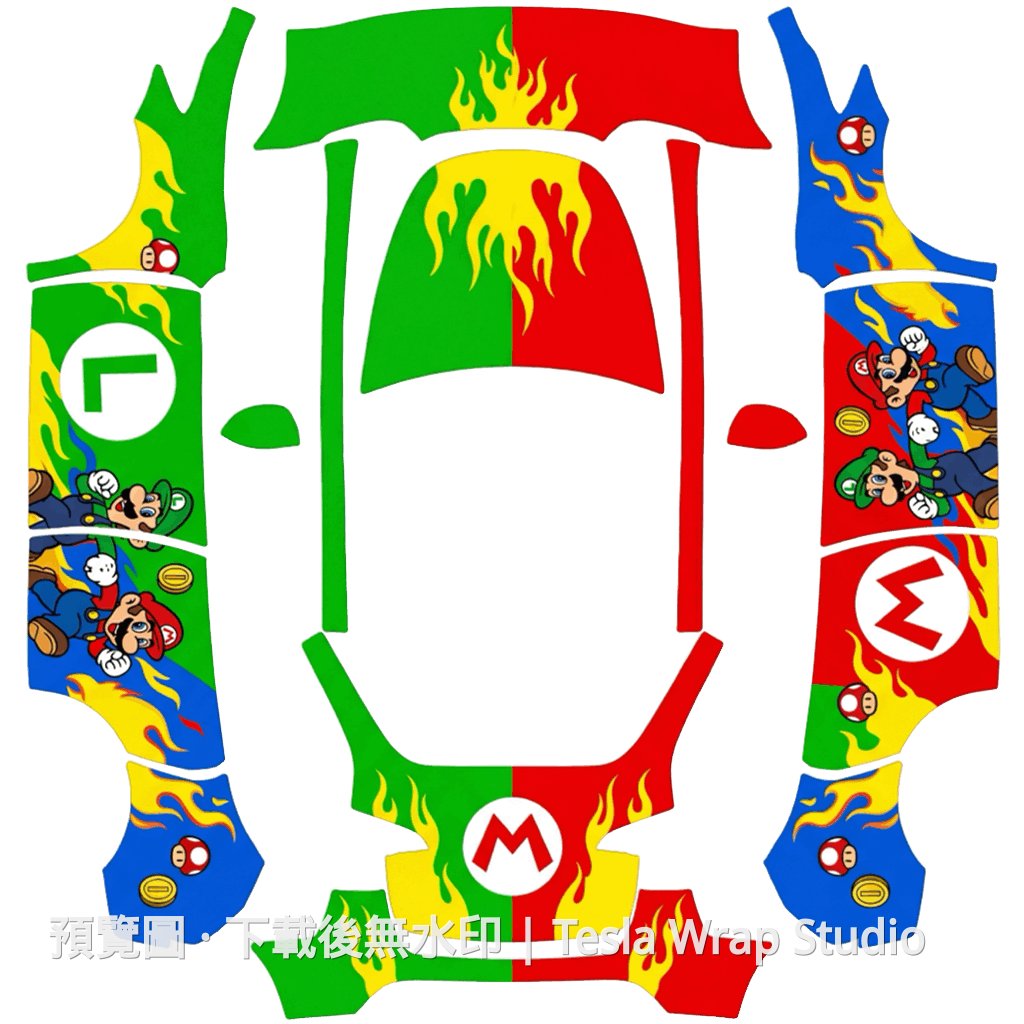Mario 精品外觀範本 - Model Y