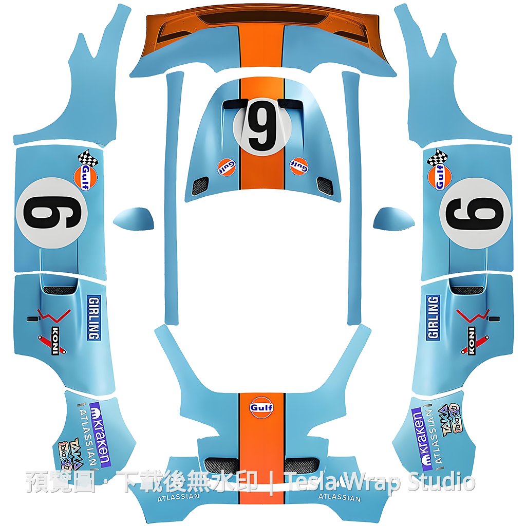 Gulf Oil 塗裝精裝特製版 - Model Y