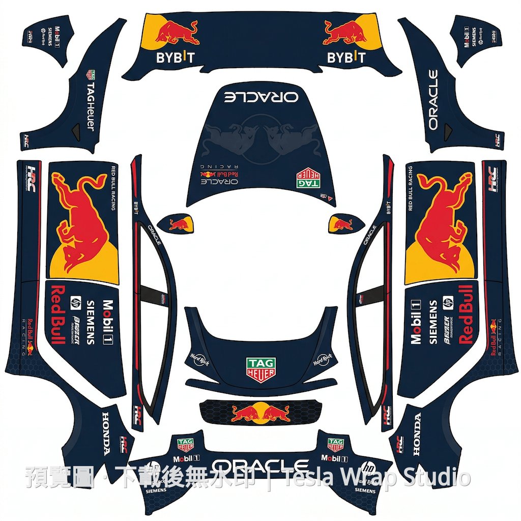 2025 紅牛 F1 主題 - Model Y